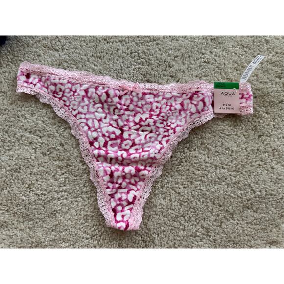 Women’s Aqua Thong Panties – L – Multiple Colors & Prints – Sexy Comfortable NWT - Picture 14 of 14